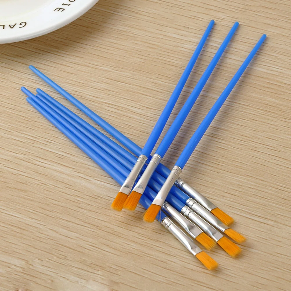 

50pcs Paint Brush Set Nylon Hair Painting Tool Set for Watercolor Oil Painting