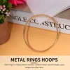10 Pack Gold Dream Catcher Metal Rings Hoops for Crafts Macrame Ring for Dreamcatchers and Crafts 3 Inch 6
