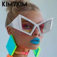 Lunettes de soleil œil-de-chat surdimensionnées pour femme 2026 – Marque de luxe, monture large, style vintage Y2K punk, protection UV400 3