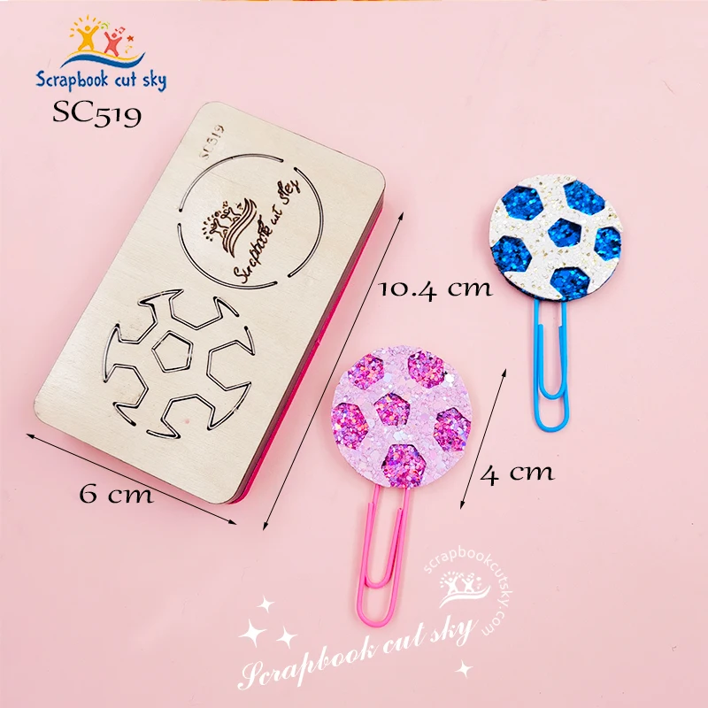 

Штамп для резки дерева для изготовления футбольных карт Scrapbookcuty-SC519, используемый с большинством машин