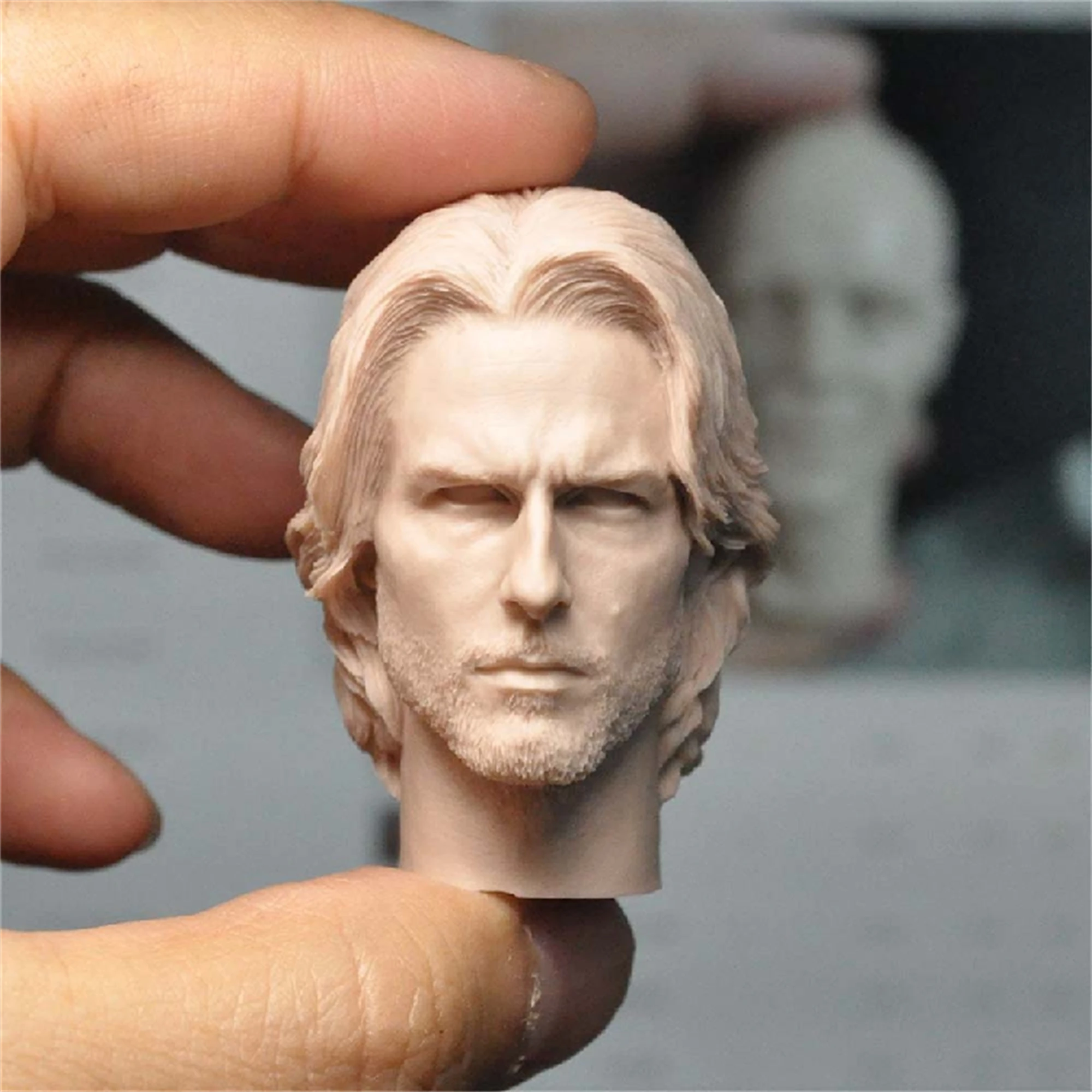 1/6 Non Verniciato Tom Cruise The Last Samurai Head Sculpt Collo Lungo Adatto Per Giocattoli Per Il Corpo Action Figure Da 12 Pollici
