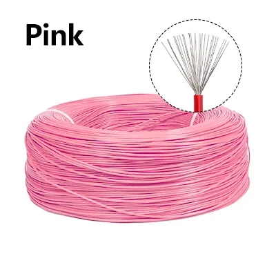 2/5m UL1007 Electronic Wires AWG 30 28 26 24 22 20 18 16 DIY LED Lamp Lighting Wire Line 300V PVC Insulated Tinned Copper Cable image 17