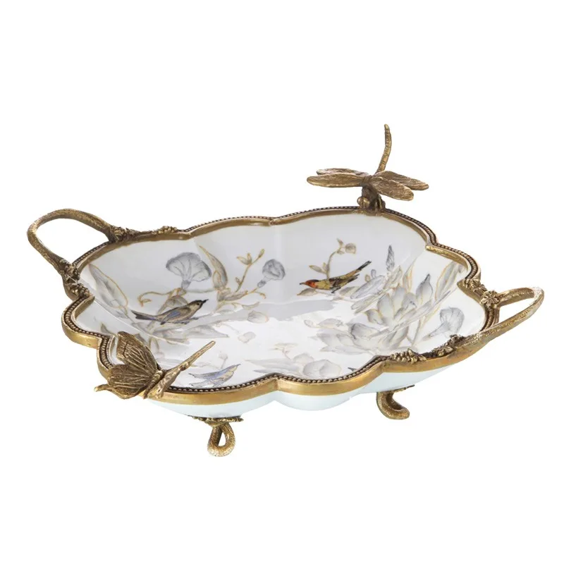 Kitchen Desk Plates Dining Table Shaped Multifunctional Elegant Plates Japanese Design Bandejas Decorativas De Lujo Home Decor