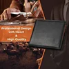 Short Genuine Leather Mens Wallets Classic Slim Solid Purse Card Holder Coin Pocket RFID Fashion Quality 5