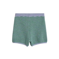 Willshela Women Fashion Two Piece Set Striped Lapel Neck Shirt & Elastic Waist Shorts Chic Lady Women Shorts Sets - Image 6