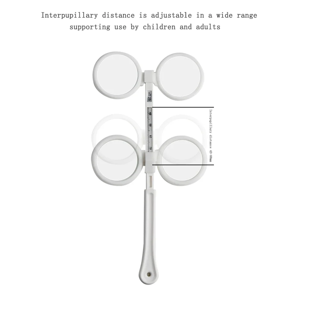 Optical Instruments &plusmn;0.25D To &plusmn;3.50D Scale Flip Lens Confirmation Test Optical Flipper Optometry Plastic Adjustable PD Ophthalmic FL-2