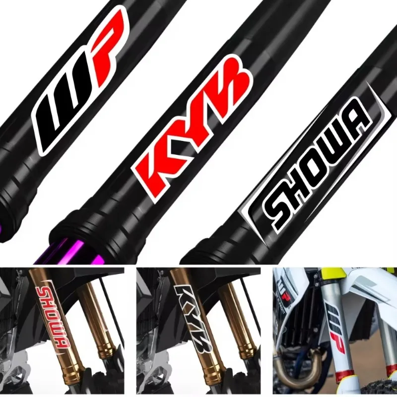 Motorcycle Suspension System Stickers Waterproof Fork Decals for Yamaha Honda Suzuki Ktm Kawasaki Benelli BMW Ducati motorcycle stickers vinyl stickers custom stickers motorcycle accessories