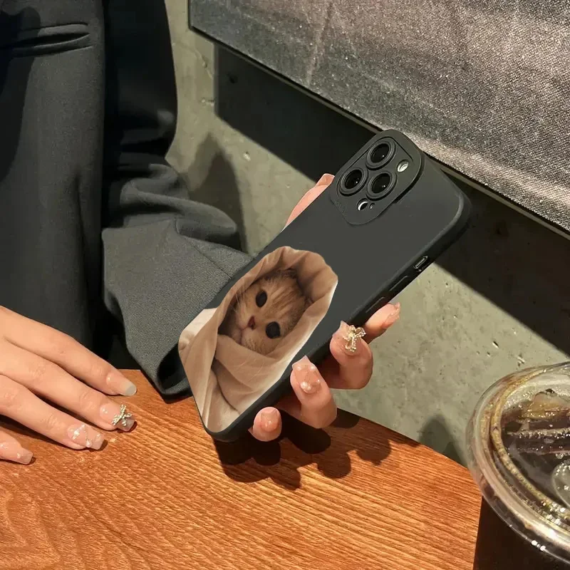 Cartoon Fun Cat Pet Dog Silicone Phone Case For Samsung Galaxy A14 A34 A54 A13 A23 A33 A52 S23 Ultra S22 Plus S21 S20 FE