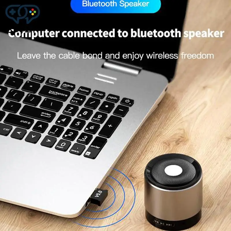 Adattatore Usb Bluetooth 5.0 Wireless Bt 5.0 Ricevitore Dongle Trasmettitore Ad Alta Velocità Mini Adattatore Usb Bluetooth Per Pc Laptop