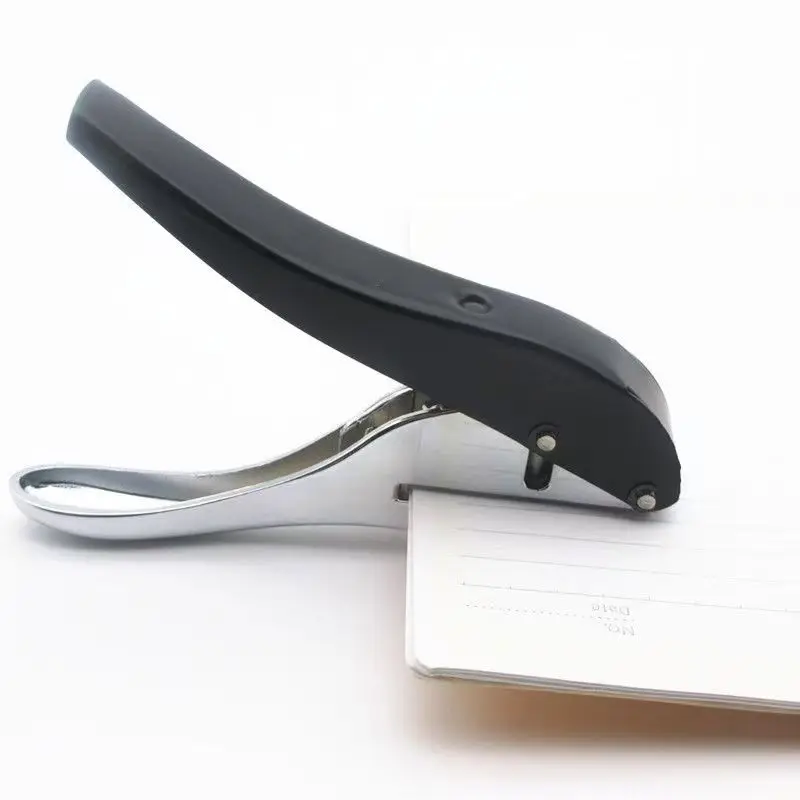 Heavy Duty Hole Puncher for Pro Use，Badge Hole Punch for Paper Crafts, Id Card, PVC Slot, Tag and Card Stock