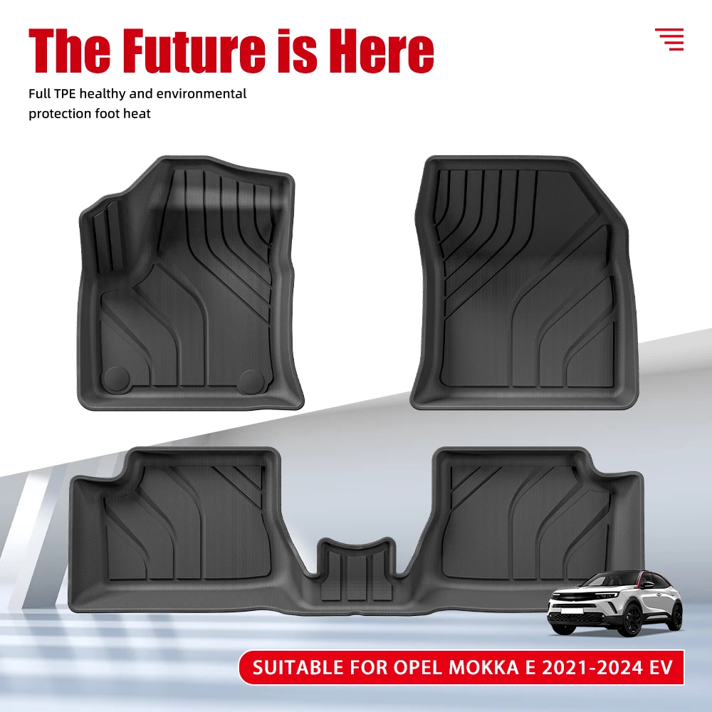 Gummifußmatten 4er Set, universell für: Opel Grandland X