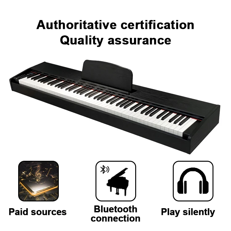 New Design Piano Keyboard 88 Key Weighted Digitalv Piano Professional 88 Keys Electric