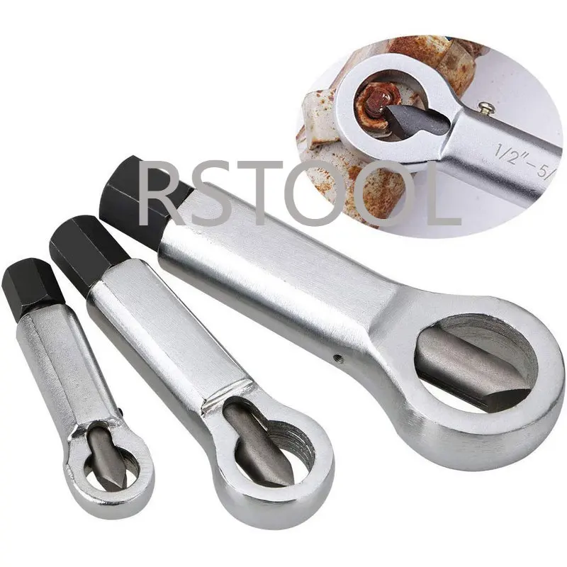 

3pcs Metal Nut Splitter Cracker Breaker Manual Pressure Nut Cracker Remover Extractor Tool 9-12mm/12-16mm/16-22mm