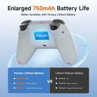 EasySMX X05 Wireless Gamepad Bluetooth Gaming Controller Compatible with PC/Phone/Switch/ Steam Gamer, RGB Light, Hall Effect - Image 4