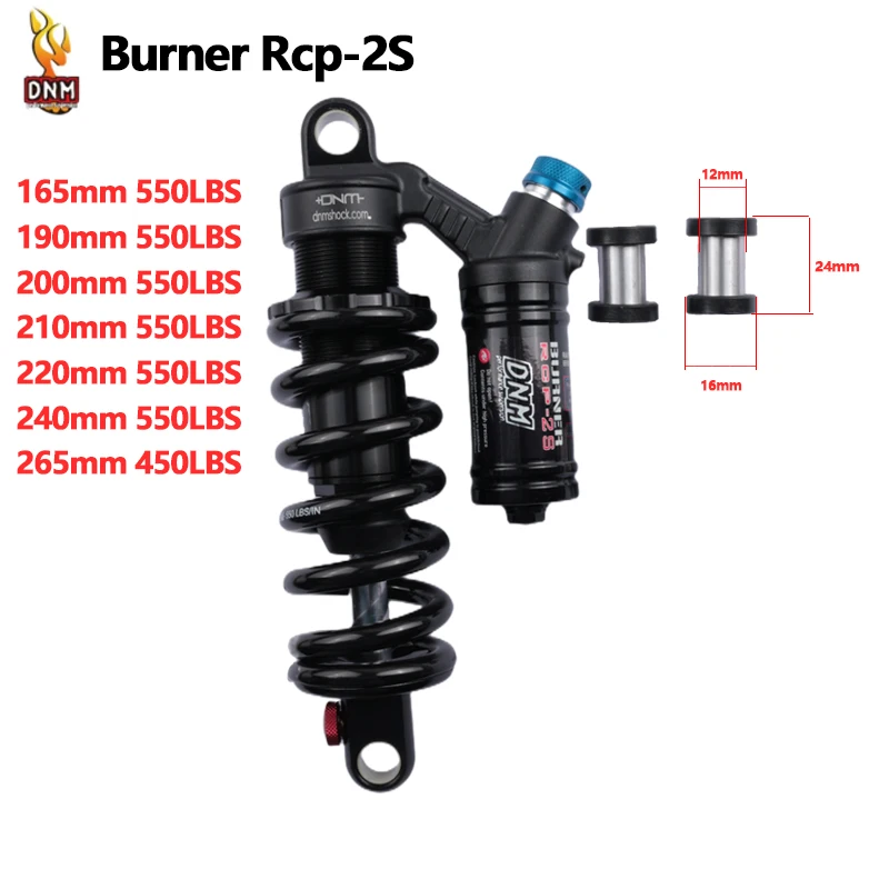 Rear Shock Absorber Mountain Bike Shock DNM BURNER-RCP2S Mountain