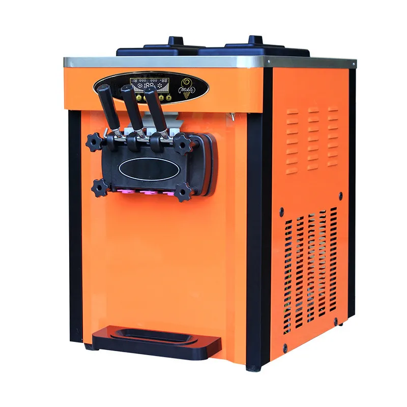 

Commercial ice cream machine color plate stainless steel ice cream machine desktop small ice cream machine 25L large output
