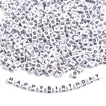 Acrylic Alphabet Beads 1