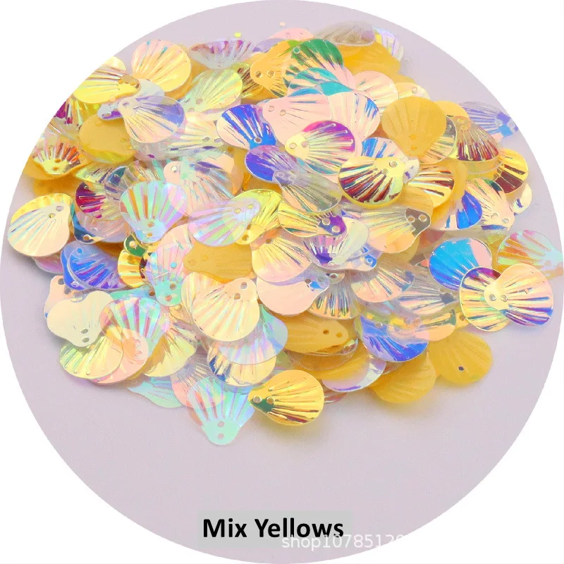 Fish Scale Sequins for Needlework Jewelry Making Loose Paillettes Glitter for Sewing Nail Arts Crafts 90pcs/5g 13mm Golden Color sequin embroidery accessories nail art decor sequin sewing accessories sequins for crafts sequins accessories sequins jewelry accessories