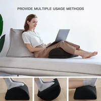 2 Adjustable Heights Foot Rest - Under Desk - Soft Memory Foam