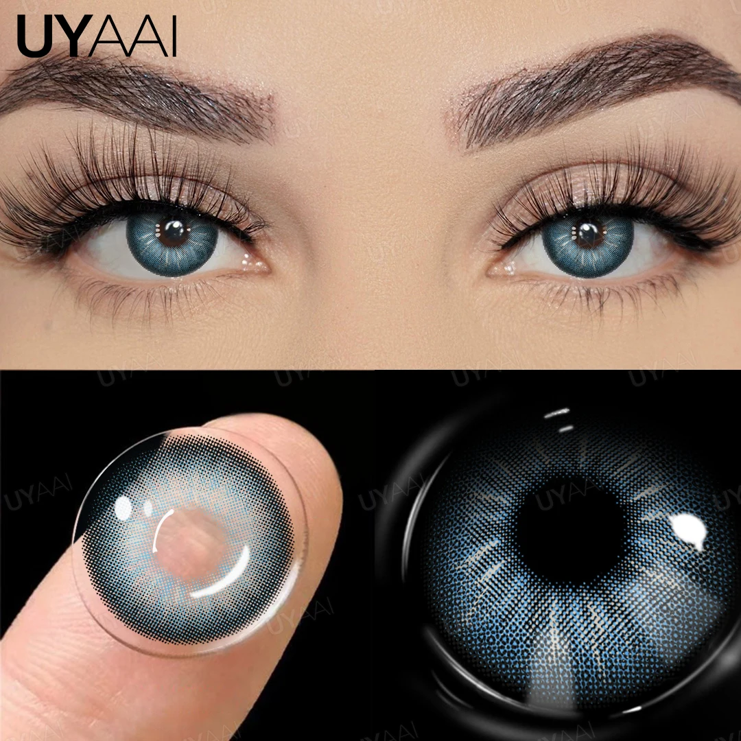 Natural Beauty Green & Gray Contact Lenses