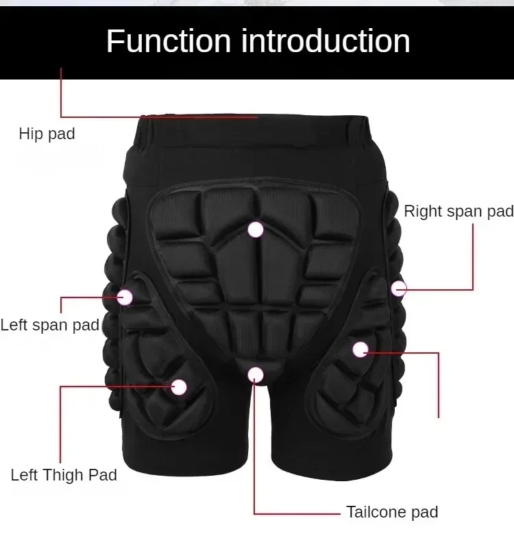 Kids Outdoor Sport Protection Ski Skate Shorts with Hip Pad for Protection protective shorts,hip protective pads