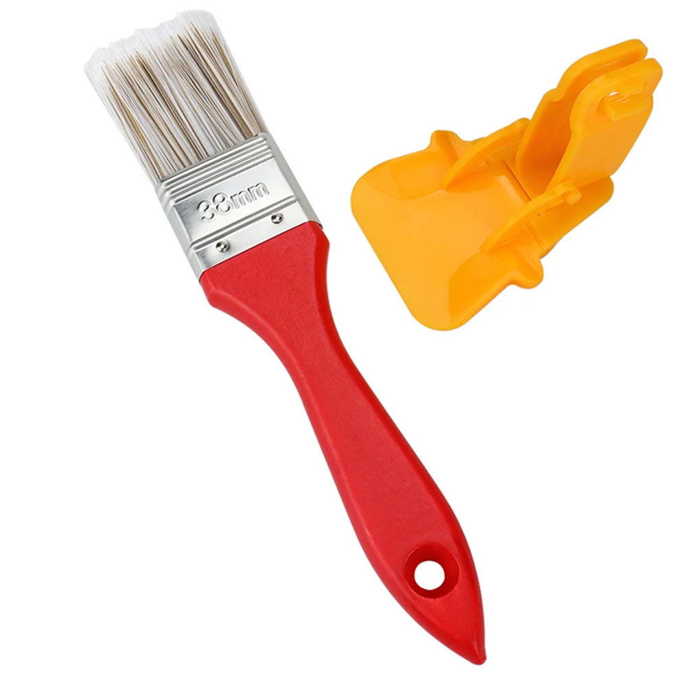 1set Profesional Edger Paint Brush Edger Brush Tool W/Hook Multifunctional For Edges And Trim Corner Painting Brush