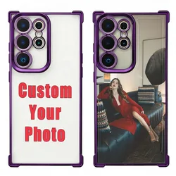 Custom Four - Corner Anti - Falling Protective Case - Galaxy S20 FE (Purple)