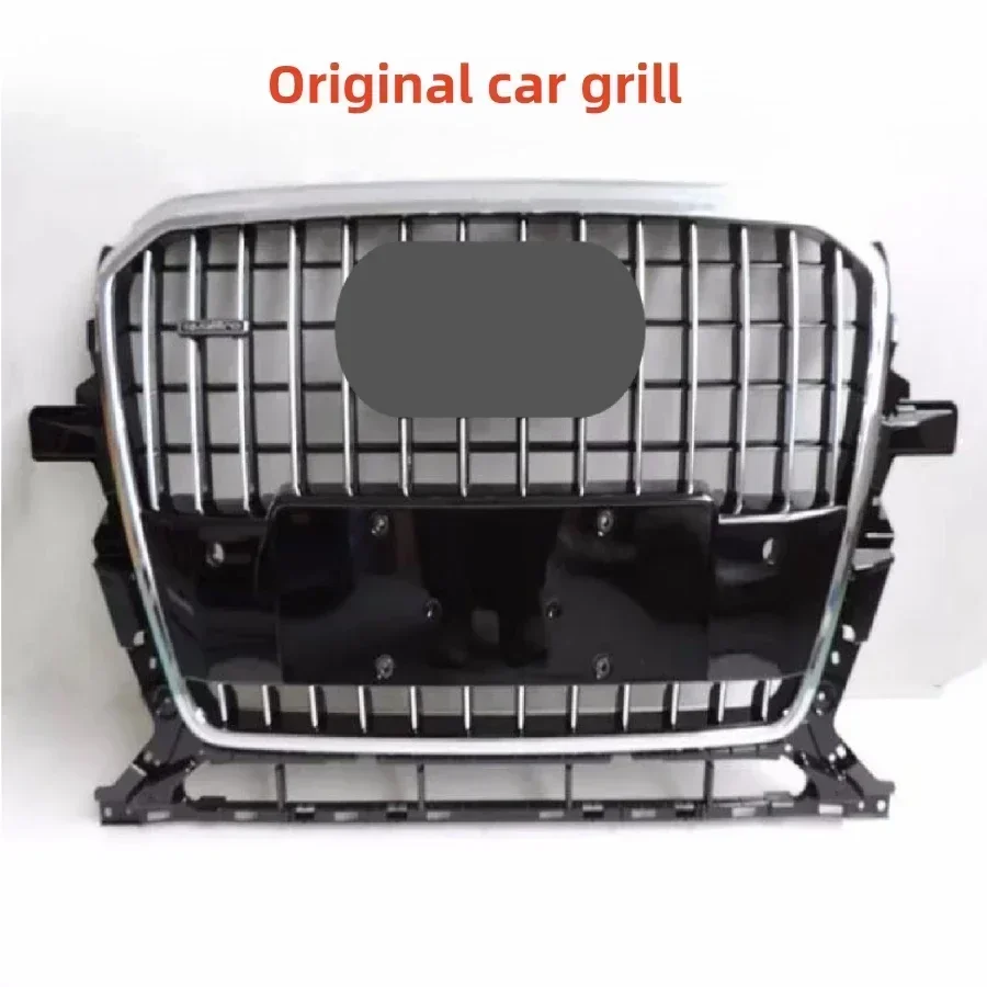 

For Q5 Style Front Sport Hex Mesh Honeycomb Hood Grill Black For Audi Q5/SQ5 8R 2013 2014 2015 2016 2017 Auto Accessories tools