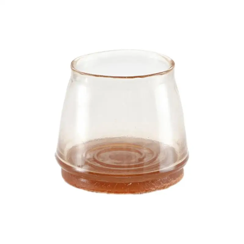 

Furniture Leg Protectors TPR Floors Protectors Non-Slip Chair Leg Covers With Clear Felt Bottom Silicone Pads Reduce Noise And