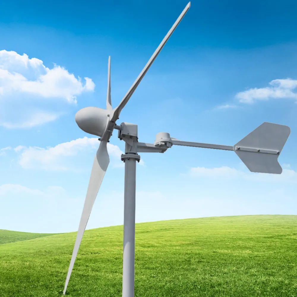 

1kW To 10kW Wind Turbine Generator 24V 48V 96V 120V 240V 380V Horizontal Wind Turbine Price Complete System