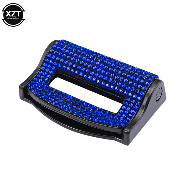 Universal Car Safety Seat Belt Buckle Clip Seat Belt Stopper Car Seat Belt Fixing Clips Bling Car Assessoires for Woman