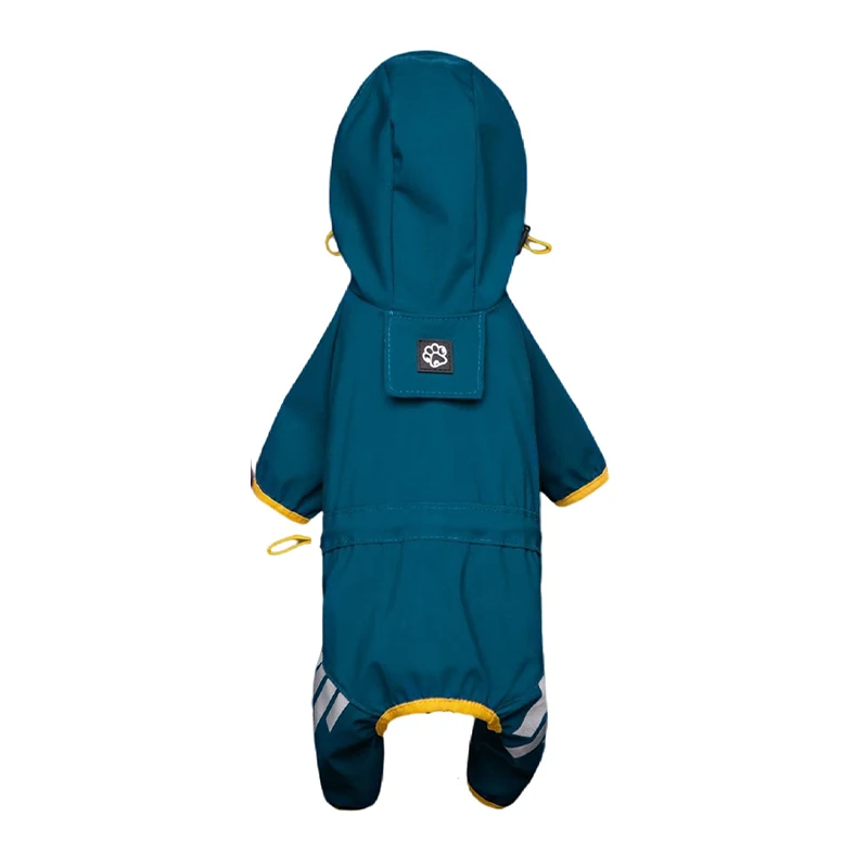 מעיל גשם לכלבים רפלקטיבי עמיד למים בגדי חיות מחמד לצ'יהואה ולמלטז מעיל גשם לכלבים קטנים ובינוניים חפיפה מעיל גשם לכלבים