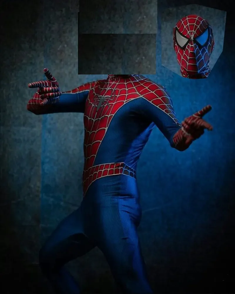 thumbnail image 1 of Disfraz de Spiderman Raimi clásico de Halloween con estampado 3D, traje Zentai para adulto, mono de Spiderhero, monos de fiesta, 1 of 5