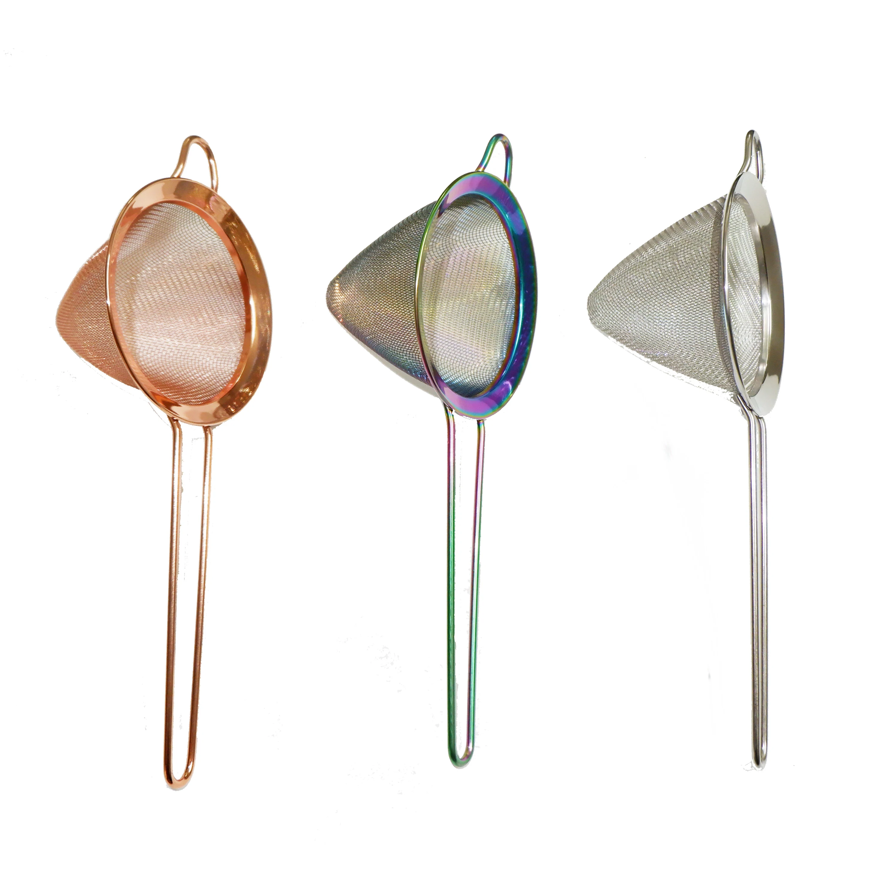 Fine Mesh Cocktail Strainer Conical Bar Strainer Stainless Steel