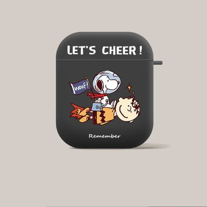 thumbnail image 1 of Funda de silicona Snoopy Charlie Brown para AirPods 1 2 3 Pro Fashion Animation Funda a prueba de golpes para auriculares Bluetooth para AirPods Shell, 1 of 5