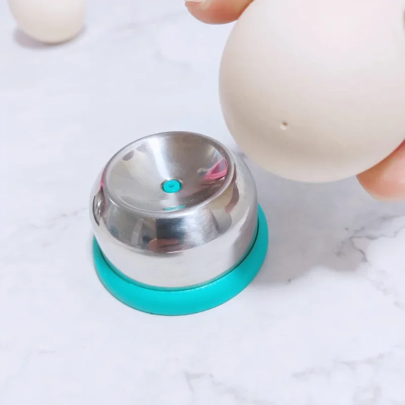 Egg Piercer 1Pcs 304 Stainless Steel Needle Plastic Base Manual Hole Puncher Bakery Home Kitchen Baking Tools Piercing Gadgets