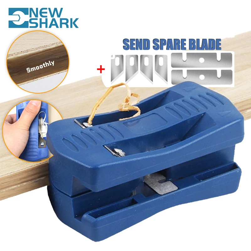 Newshark Double Edge Trimmer Side Banding Machine Wood Head Tail Trimming for Plastic PVC Plywood Manual Woodworking Hand Tools