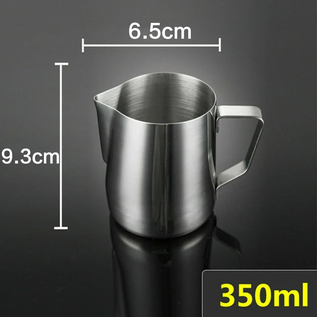 100/350/600ml Milk Jugs Fashion Stainless Steel Milk Craft Milk Frothing thumbnail 2