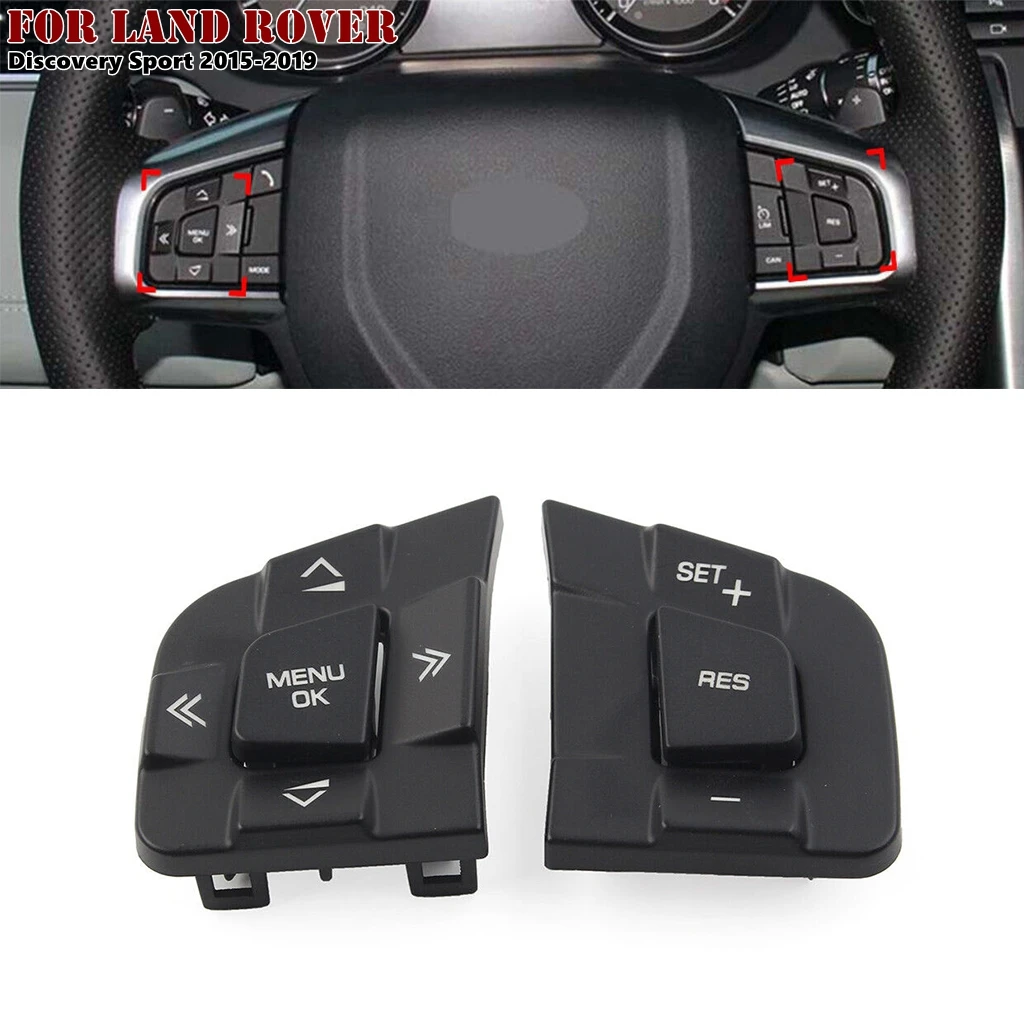 

1 Pcs Steering Wheel Switch Button Cover For Land Rover Discovery Sport 2015 2016 2017 2018 2019