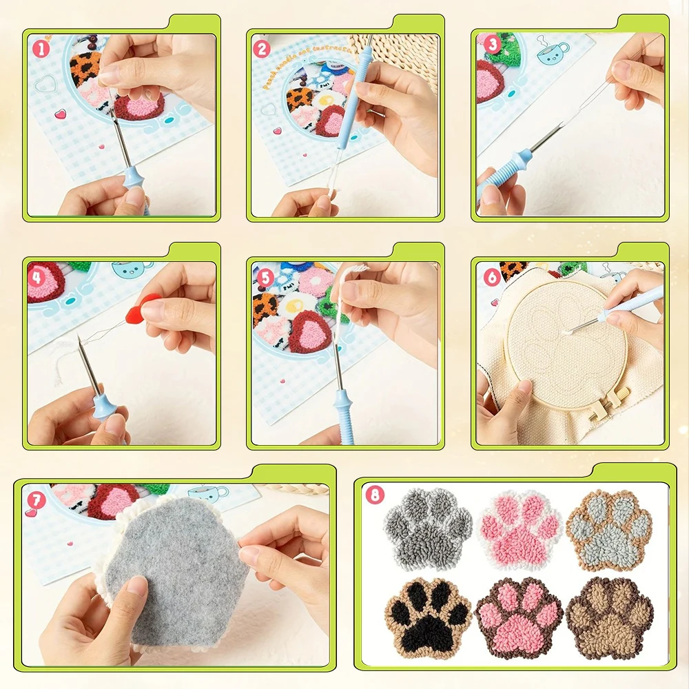 Punch Needle Embroidery Kit 3