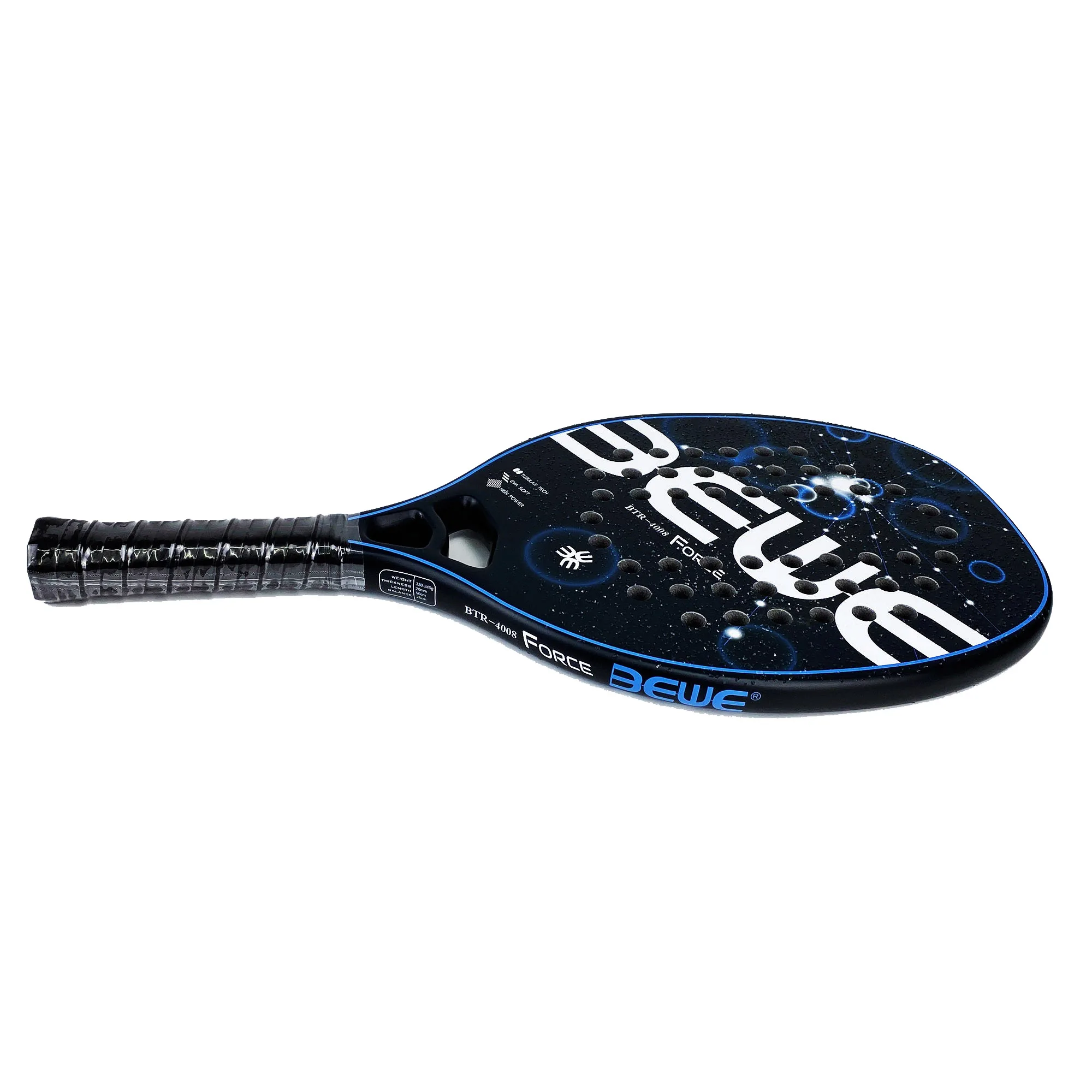 Carbon Fiberglass Beach Tennis Racket BEWE BTR-4008 FORCE