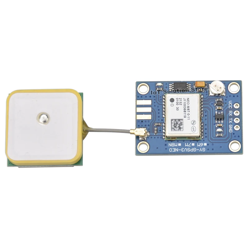 

GY-GPSV3-M8T NEO-M8T GLONASS Beidou Galileo GPS GNSS Receiver Module with Ceramic Active Antenna NEOM8T GY-GPSV3-NEO NEO M8T