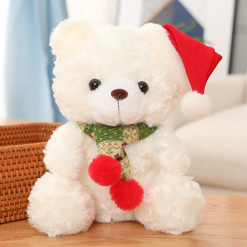 

Teddy Bear Cute Plush Toy Christmas Bear Rag Doll Children's Pillow Gift Girl