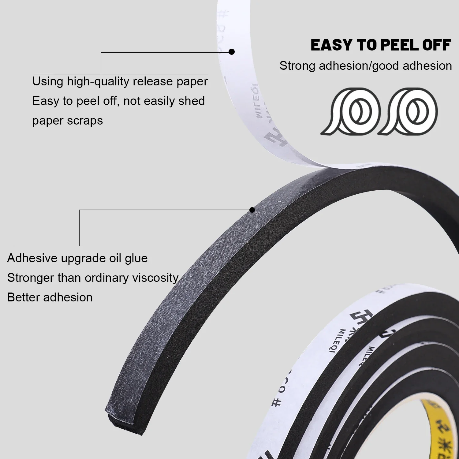 3/8mm Thickness Foam Tape Soundproofing Adhesive Weatherstrip Anti-Collision Seal Bumper Strips Door Window Sound Isolation door seal strip sealing strip tape waterproof tape window seal strip sealing tape sealing strip rubber seal strip rubber door weatherstripping door weatherstripping silicone seal strip