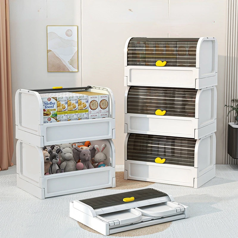 

Living Room Snack Storage Cabinet Large Capacity Superposition Children's Toy Storage Box Household Organizer for Underwear