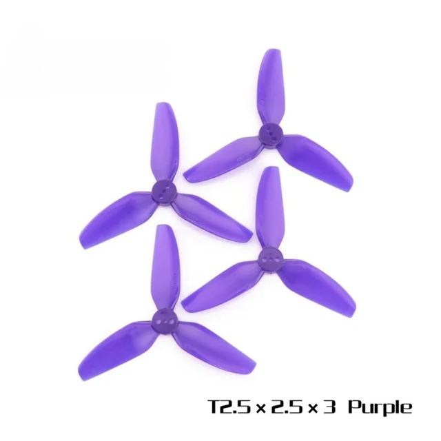 10Pairs for HQPROP T2.5X2.5X3 2525 3-Piece PC Propeller for RC FPV Free Type 2.5-inch Cinematic Loop Pipeline UAV Components 2