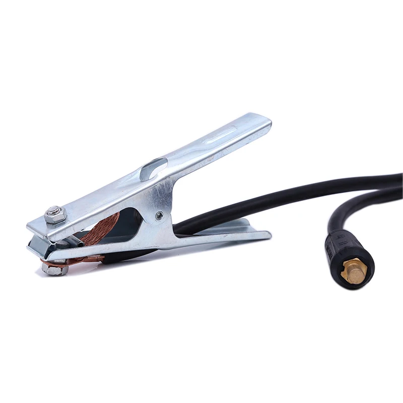 300A Groud Welding Earth Cable Clamp Clip for MIG TIG ARC Welder 3M Cable 10-25 Plug Argon Arc Welding Machine Ground Clamp