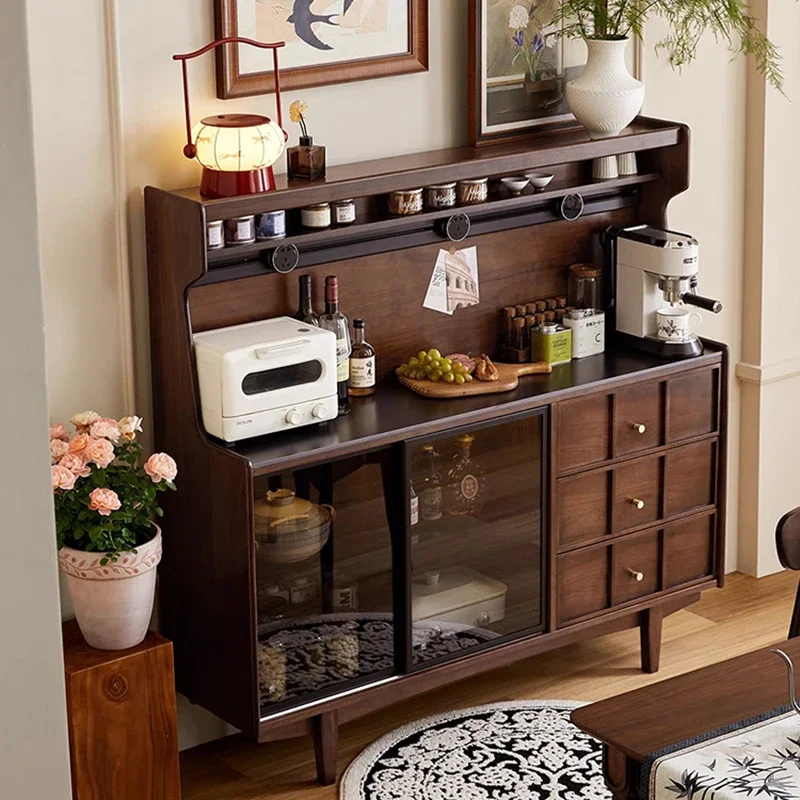 Sideboard Furniture Organizer Room Lounge Cabinet Kitchen Storage Coffee Bar Auxiliary Table Modern et Cocina Island Side LT