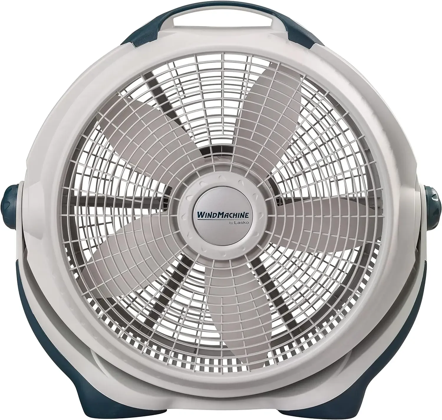NEW Wind Machine Air Circulator Floor Fan, 3 Speeds, Pivoting Head for Large Spaces, 20", 3300, White 2