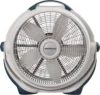 NEW Wind Machine Air Circulator Floor Fan, 3 Speeds, Pivoting Head for Large Spaces, 20", 3300, White 2